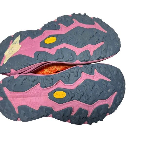 Hoka men’s speedgoat 6 wide Orange and Yellow Sneakers size 8.5 2E main image 5